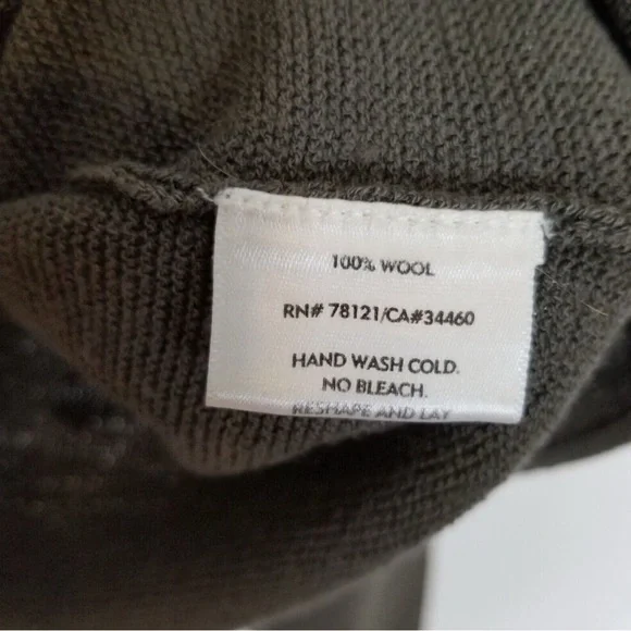 Eileen Fisher Brown Taupe Wool Sweater Size Large EUC - Picture 5 of 5